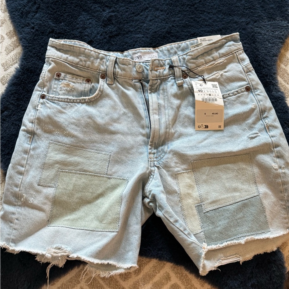 Denim Shorts New Zara